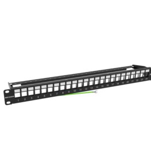 Sheilded 24-port Blanck Patch Panel, 1U - DS-1CP0P24-1U