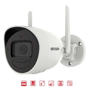 2 MP Outdoor Audio Fixed Bullet Network Camera - DS-2CV2021G2-IDW    4MM    W