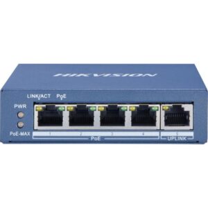 ⁦سويتش4 منافذ Gigabit Gigabit غير مُدار POE Switch - DS-3E0505P-E⁩ - الصورة ⁦1⁩